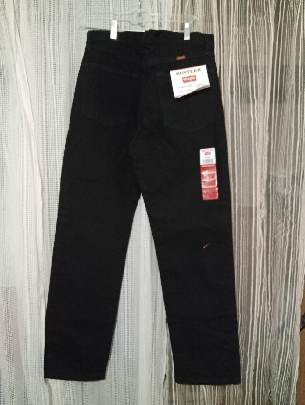 Rustler Men's Black Straight Jeans - Classic Workstyle 33 X 30 NWT